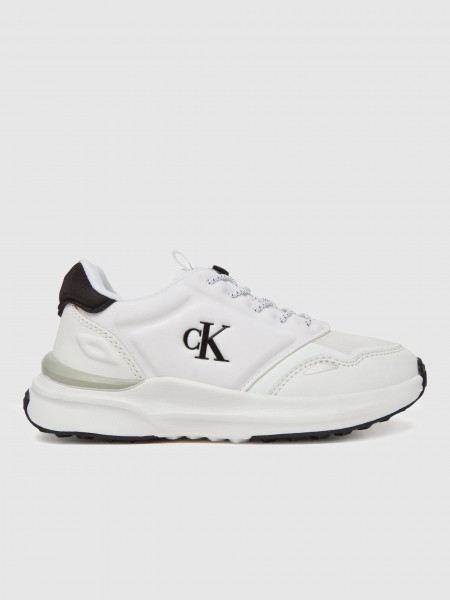 Sneakers Boy White Calvin Klein