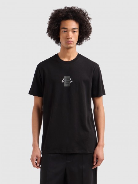 T-Shirt Man Black Armani Exchange