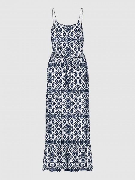 Vestidos Mulher Vmeasy Joy 7/8 Strap Dress Wvn Ga Vero Moda