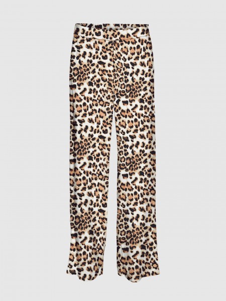 Calca Mulher Vmeasy Joy Hw Wide Pants Wvn Ga Vero Moda