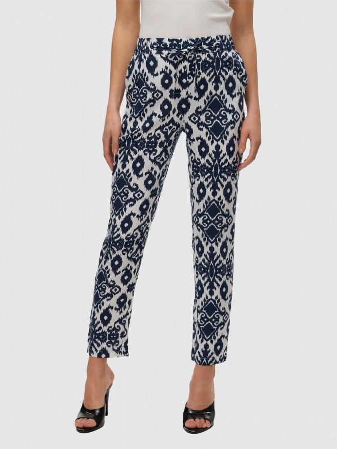 Calca Mulher Vmeasy Joy Nw Loose Pants Wvn Ga Vero Moda