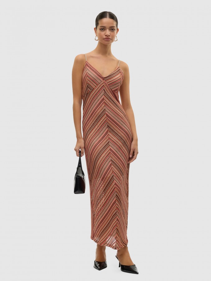Vestidos Mulher Vmdemi Stripe 78 Singlet Dress Jrs Ga Vo Vero Moda