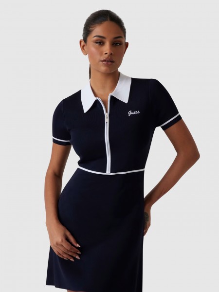 Vestidos Mulher Ss Sweater Dress Guess Activewear