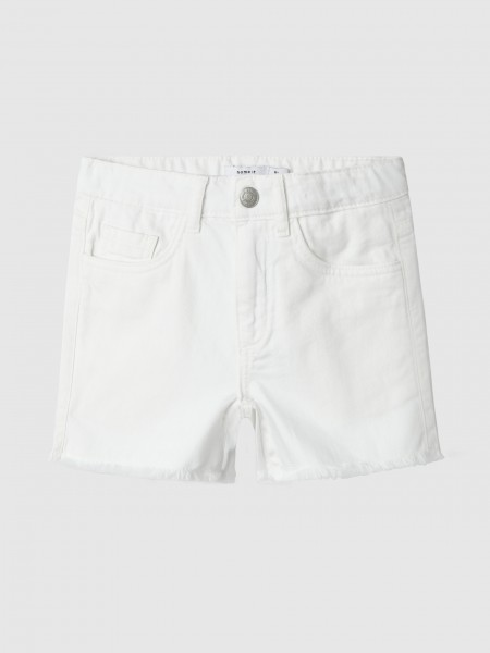 Shorts Girl White Name It