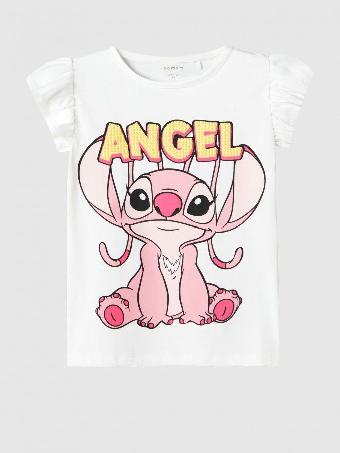 T-Shirt Menina Nmfasbiri Stitch Ss Top Box Wdi Name It