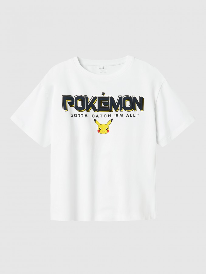 T-Shirt Menina Nkmmat Pokemon Nreg Ss Top Box Sky Name It