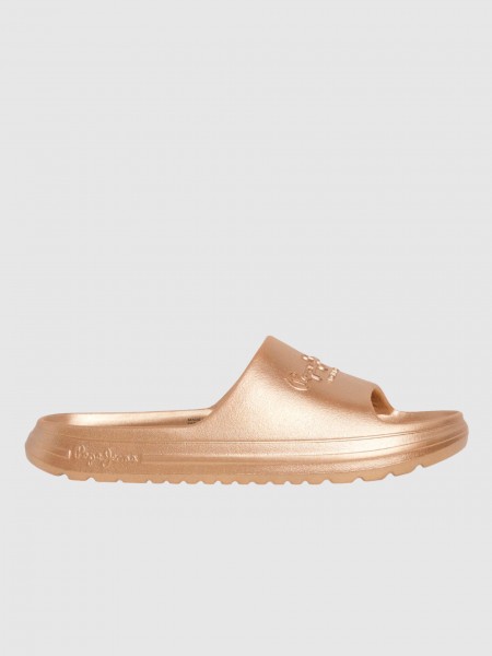 Flip Flops Woman Brown Pepe Jeans London
