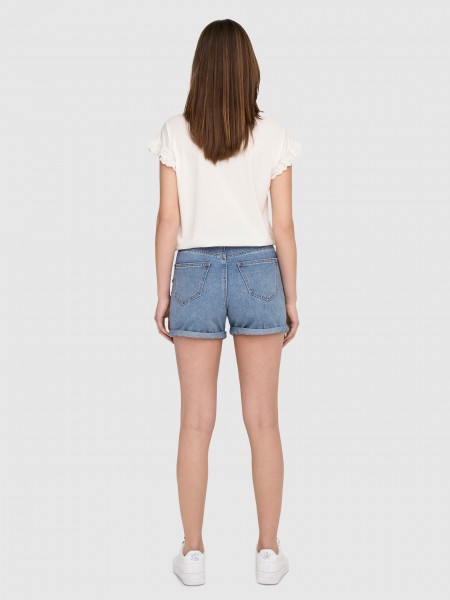 Calcao Mulher Onlphine Dnm Shorts Noos Only