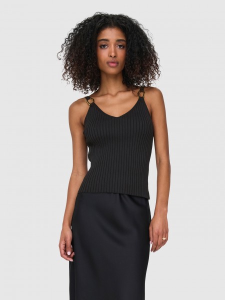 Blusa Mujer Negro Only