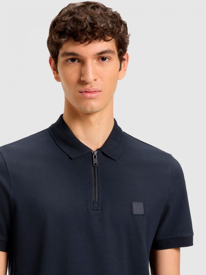 Polo Shirt Man Boss Orange