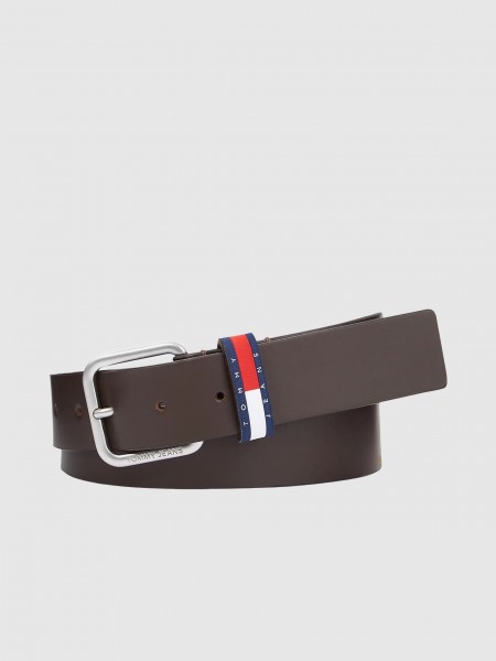 Cinturon Hombre Marrn Tommy Jeans