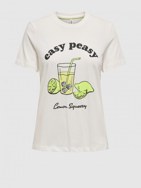 T-Shirt Woman White Only