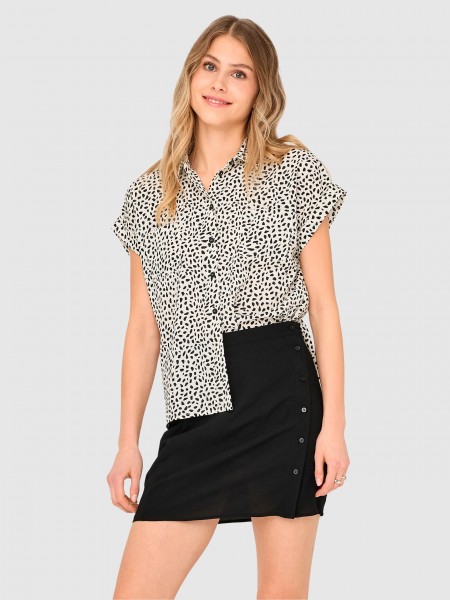 Shirt Woman Beige Only