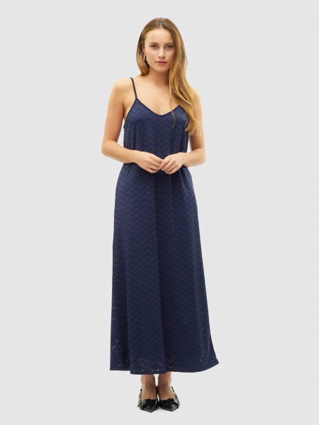 Vestidos Mulher Vmthas Singlet Ankle Dress Jrs Ga Vo Vero Moda