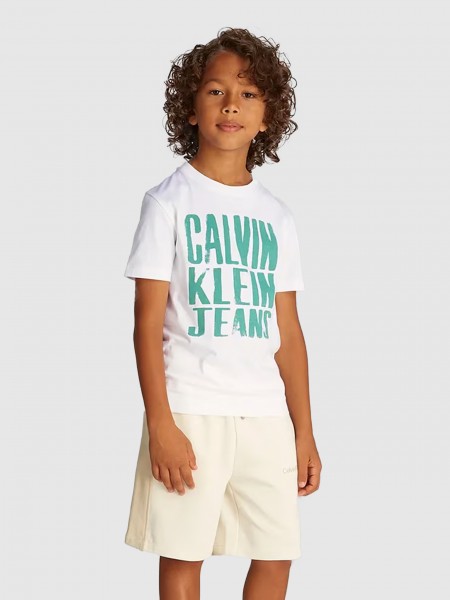 T-Shirt Menino Calvin Klein