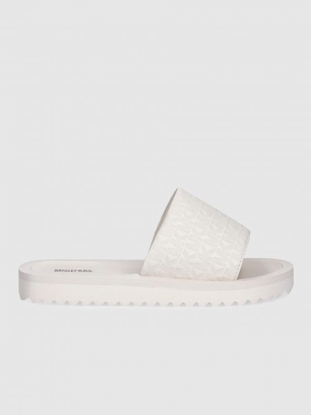 Chanclas Nia Crema Michael Kors