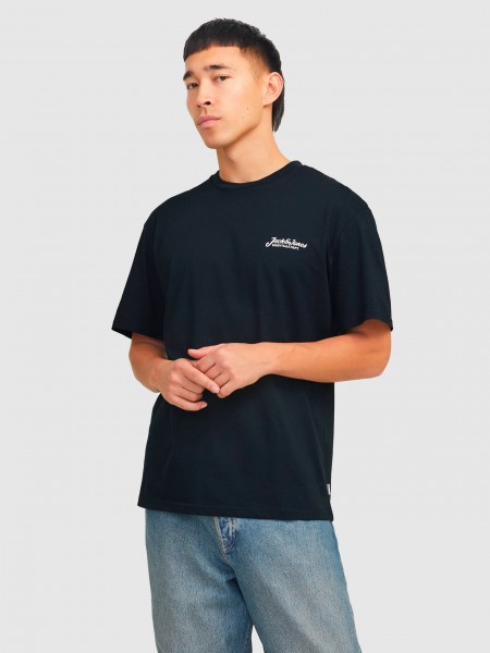 Camiseta Hombre Azul Marino Jack & Jones