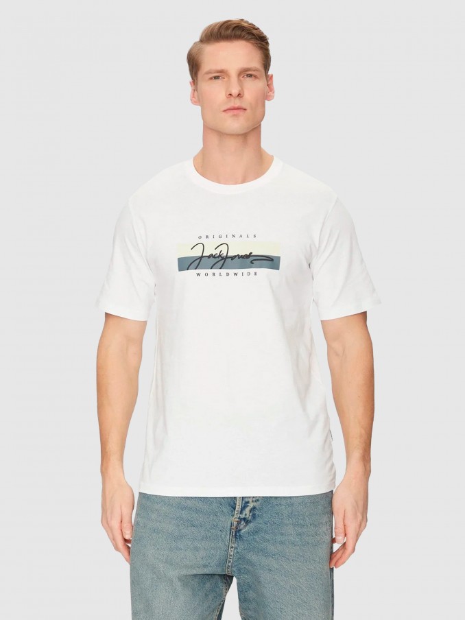 T-Shirt Homem Jorfrederiksberg Jack & Jones