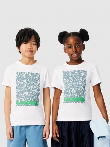 Menino Printed Jersey T-Shirt Lacoste