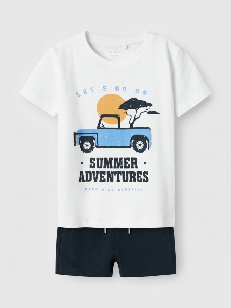 Conjuntos Menino Nmmjaspen Ss Shorts Set Pb Name It