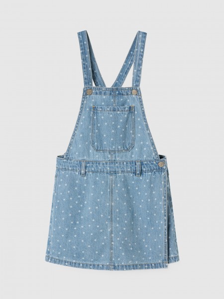 Jardineira Menina Nmfjuliana Dnm Skortall 9002-Ov J Name It