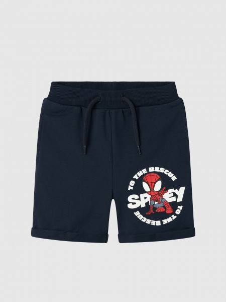 Pantalones Cortos Nio Azul Marino Name It