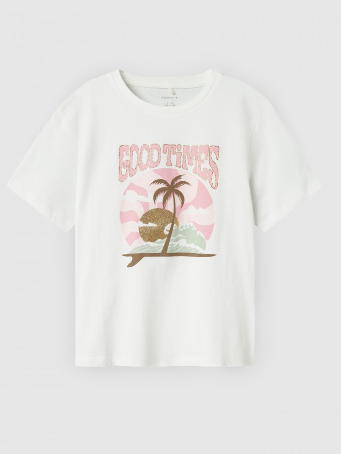 T-Shirt Menina Nkfjekan Ss Nreg Top Box Name It