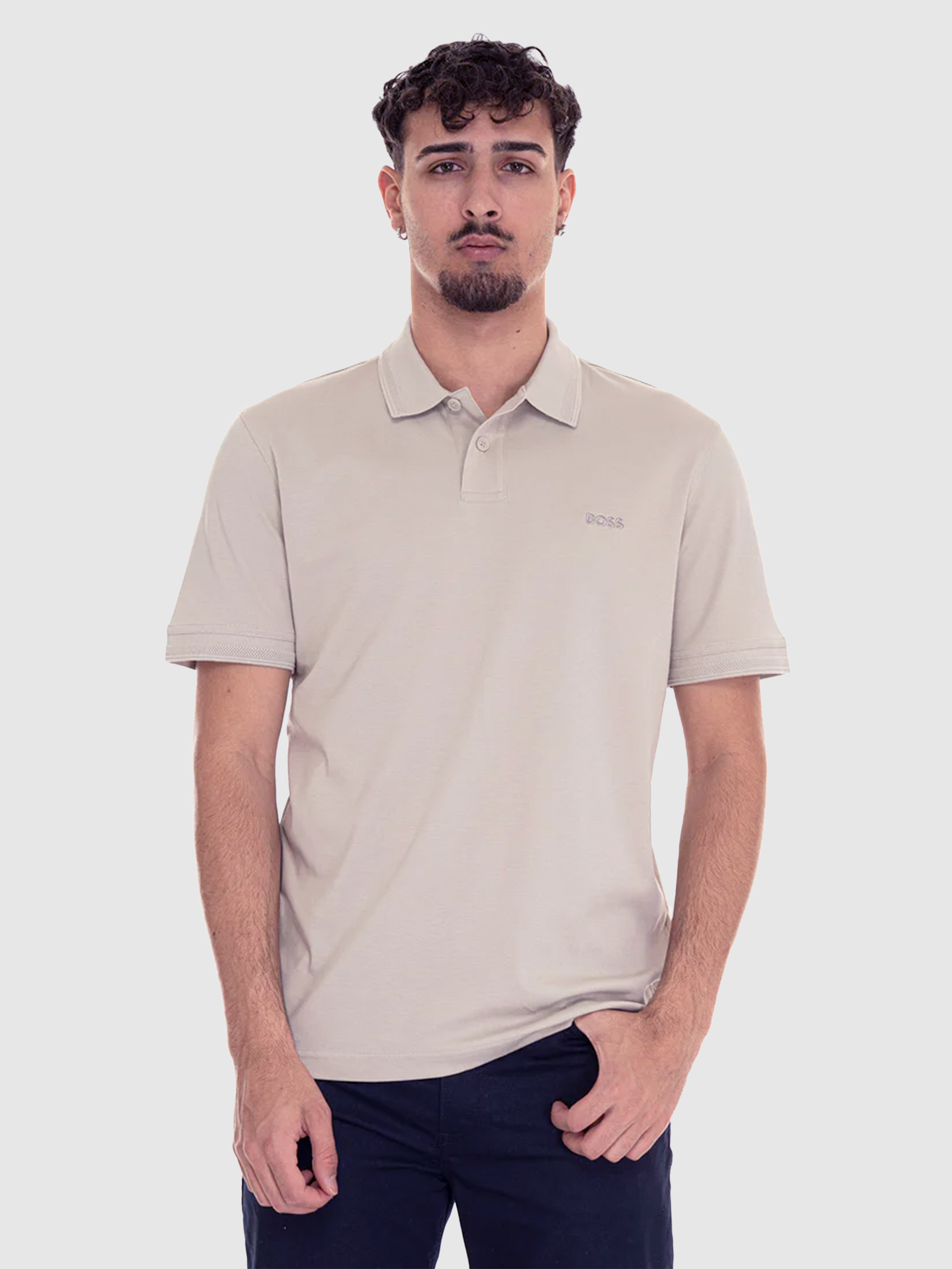 Polo Shirt Man Boss Orange