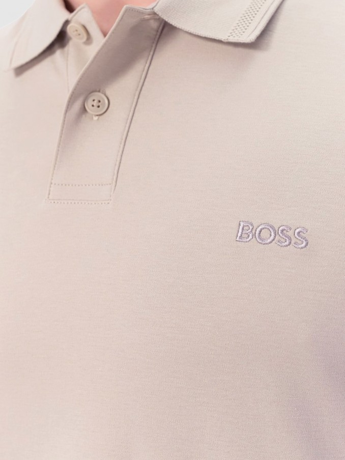 Polo Shirt Man Boss Orange