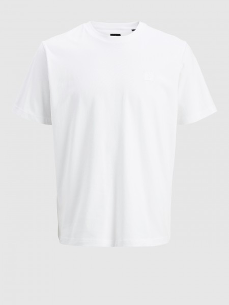Camiseta Hombre Blanco Jack & Jones