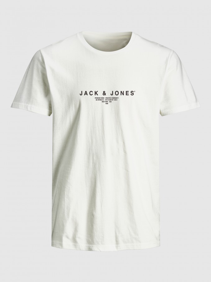 T-Shirt Homem Jprblaharris Ss Tee Crew Neck Fst Jack & Jones