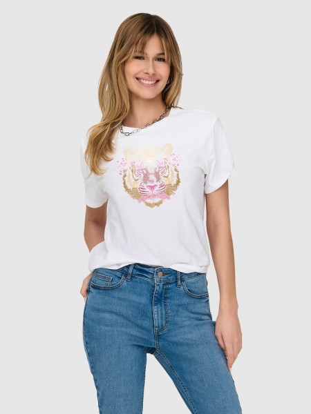 T-Shirt Woman White Only