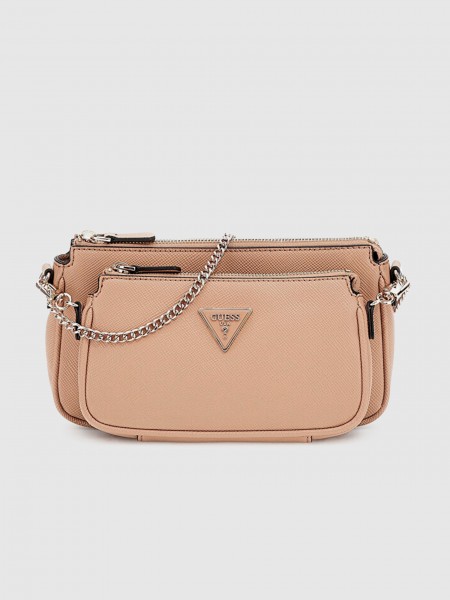 Shoulder Bags Woman Camel Guess