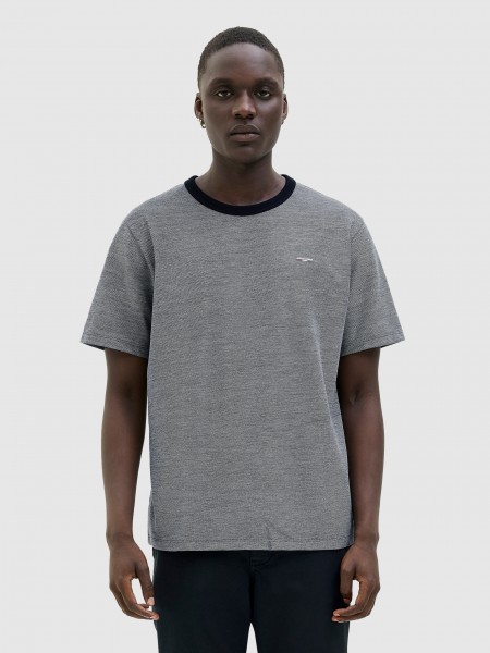 Camiseta Hombre Azul Marino Jack & Jones