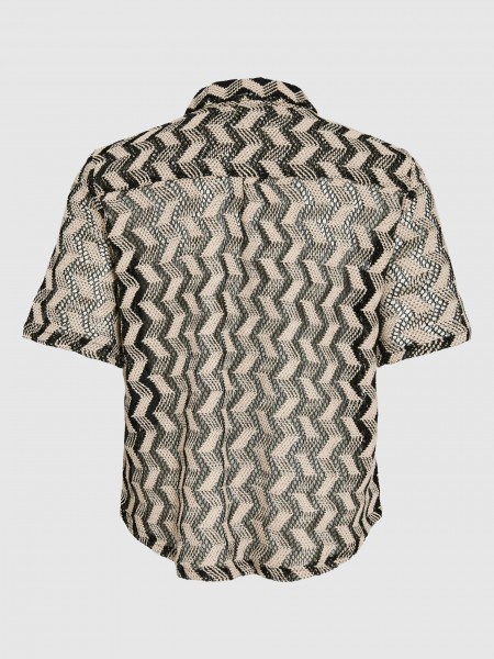 Camisa Mulher Vilupina O-Neck 2/4 Shirt Vila