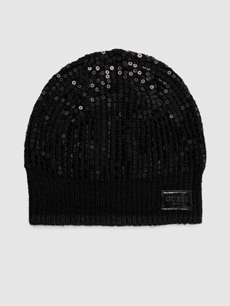 Beanie Woman Black Guess