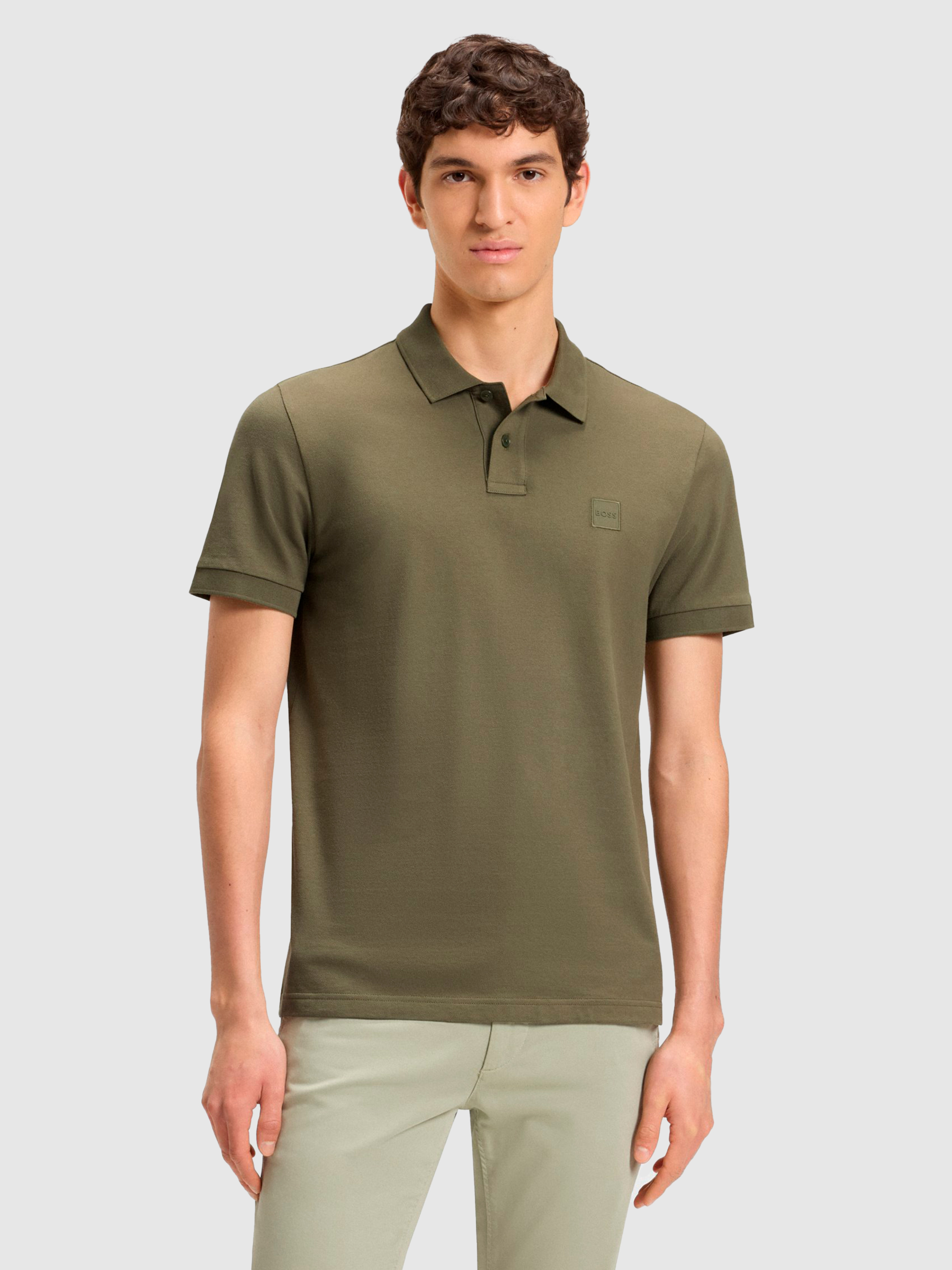 Polo Shirt Man Boss Orange