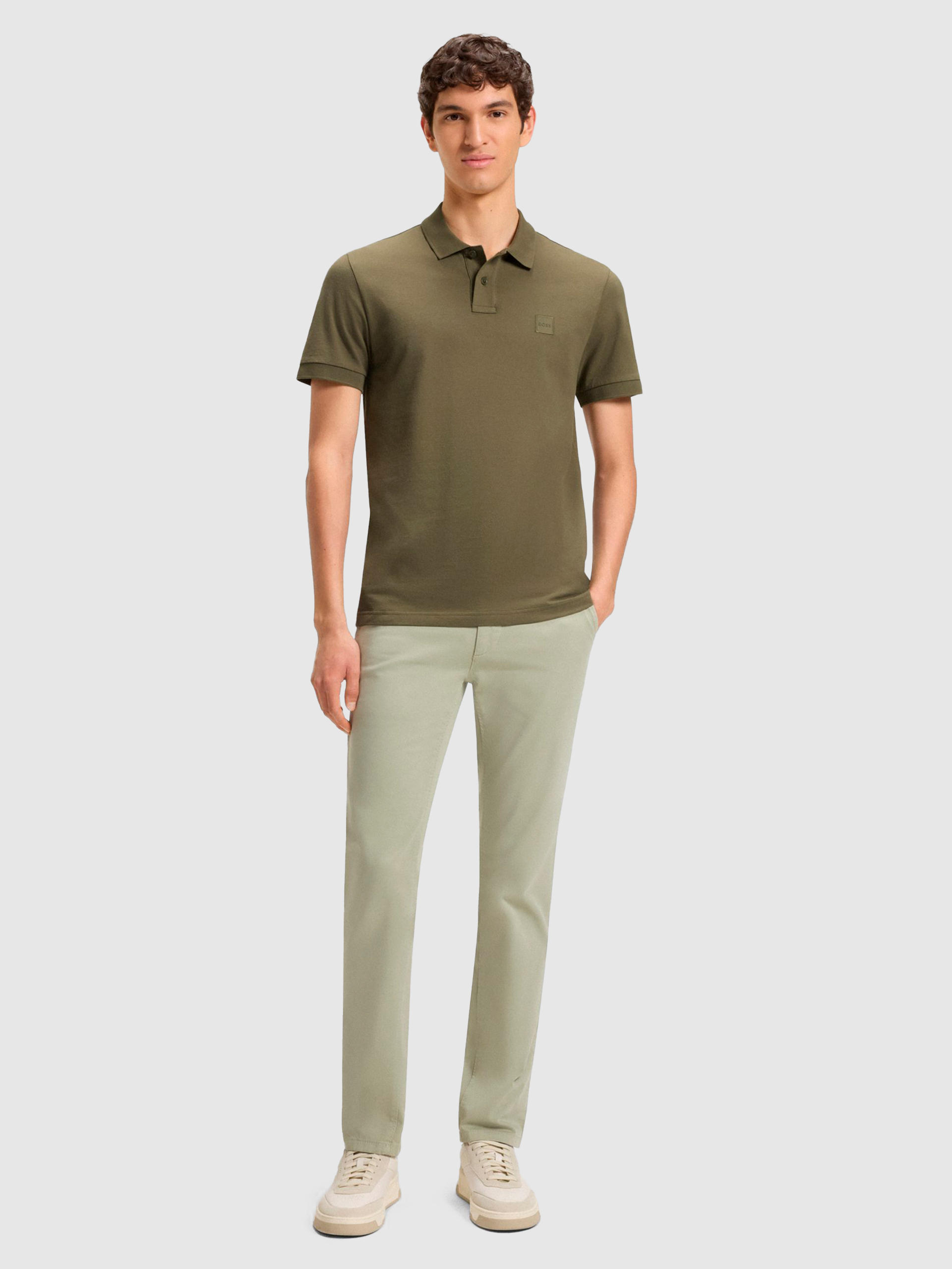 Polo Shirt Man Boss Orange