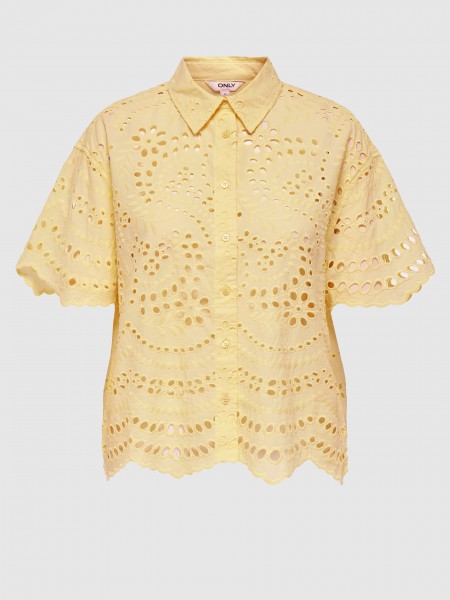Camisa Mujer Amarillo Only