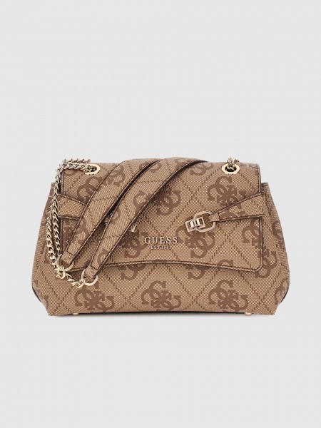 Bolsos de Hombro Mujer Marrn Guess
