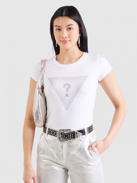 T-Shirt Mulher Triangle Guess