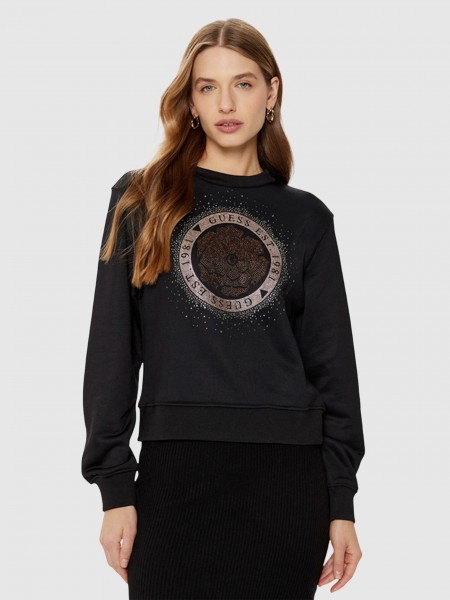 Jersey Mujer Negro Guess