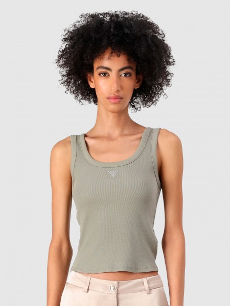 Blusa Mujer Verde Guess