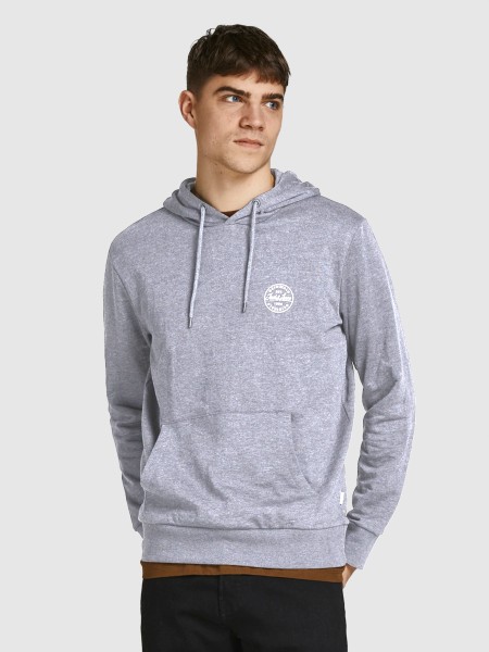 Jumper Man White With Gray Jack & Jones