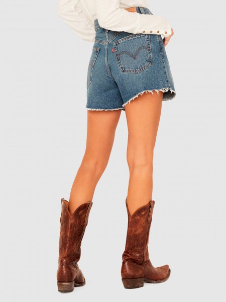 Pantalones Cortos Mujer Levis