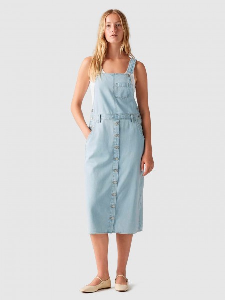 Vestido Mujer Azul Levis
