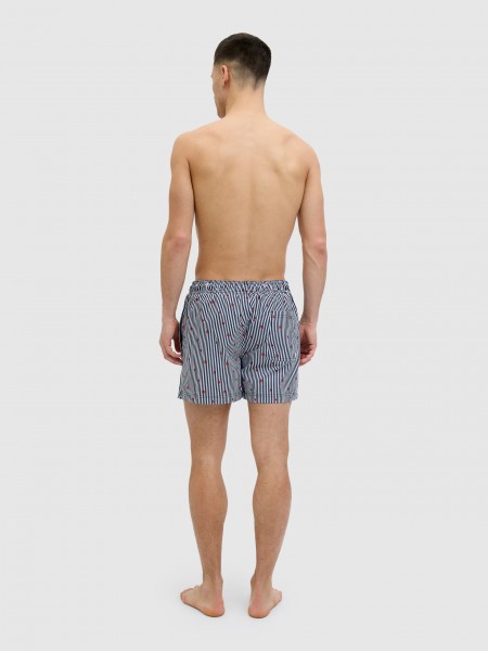 Calcao de Banho Homem Jpstmaui Swim Stripe Jack & Jones