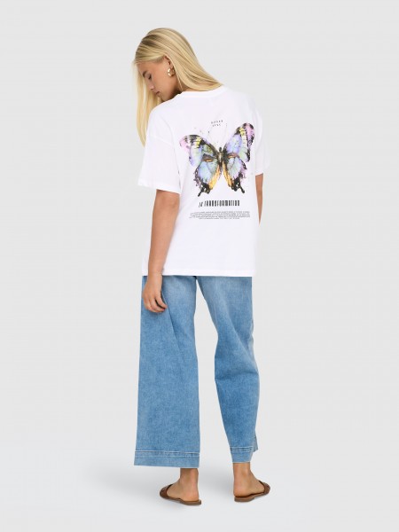 Camiseta Mujer Blanco Only