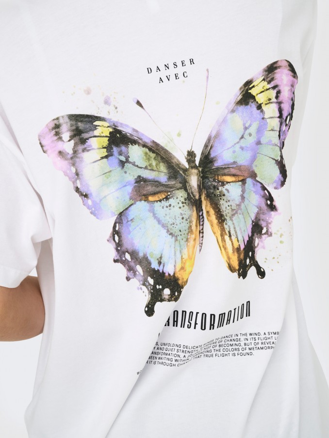 Camiseta Mujer Blanco Only