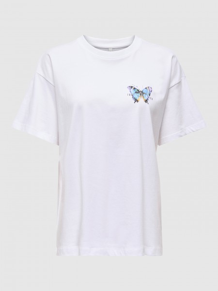 Camiseta Mujer Blanco Only